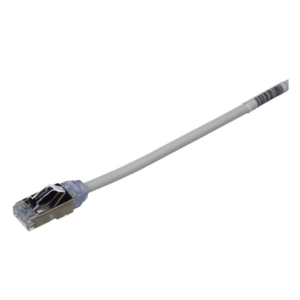 PANDUIT STP28X2MIG – Patch Cord Cat6A / 28 AWG Diámetro Reducido / S/FTP Blindado / CM/LS0H / 2 m (6.56 ft) / Gris