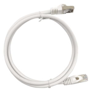 LINKEDPRO BY EPCOM LP-STP-6A-200WH – Cable de Parcheo / Cat6A / S/FTP / 10Gbps / 2m (6.56 ft) / Blindado / AWG 27 / RJ45 / Blanco