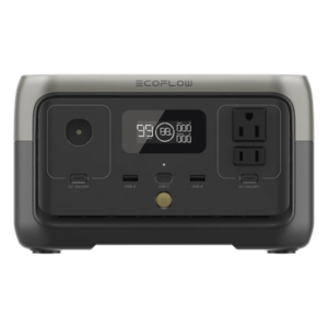 ECOFLOW EFR600 – Estación de Energía Portátil / 256 Wh / 2 AC 300 W (Pico 600 W) / Carga Rápida 60 min / Solar 110 W / Wi-Fi y Bluetooth