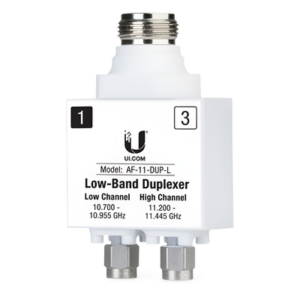 UBIQUITI AF-11-DUP-L – Duplexer / Banda Baja 11 GHz / 10.700-10.955 GHz y 11.200-11.445 GHz / 35.1-35.9 ft y 36.7-37.5 ft