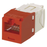 PANDUIT CJ688TGRD – Jack RJ45 / Cat 6 / Sin herramienta de impacto / 8P8C / 22-26 AWG / Color rojo