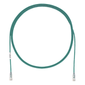 PANDUIT UTP28SP30GR – Cable de Parcheo UTP / Cat6 / 28AWG Diámetro Reducido / 9.14 m (30 ft) / LSZH / Verde