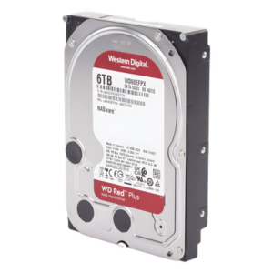 Western Digital (WD) WD60EFPX – Disco Duro NAS / 6 TB / 5400 RPM / SATA III 6 Gb/s / Caché 128 MB / Uso 24-7 / Hasta 16 Bahías
