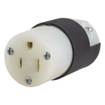 HUBBELL HUB-HBL-5269-C – Conector Entrada Recta / 15A / 125V / 2 Polos 3 Hilos / NEMA 5-15R / Grado Industrial-Comercial