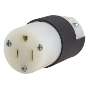 HUBBELL HUB-HBL-5269-C – Conector Entrada Recta / 15A / 125V / 2 Polos 3 Hilos / NEMA 5-15R / Grado Industrial-Comercial