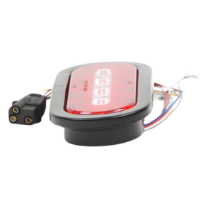 ECCO ED3060AW – Luz Multifuncional Trasera para Camiones / 69 Patrones de Destello / 12-24 V / IP67 / SAE Class I / 5.4" x 5.4"