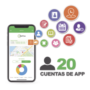 ZKTECO BIOTIMEAPP20 – Licencia Móvil de Asistencia / 20 Usuarios / Checada con GPS y Fotografía / Operación Dual / Integración BioTimePro