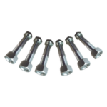 SYSCOM TOWERS SJ-TR – Juego de Tornillos y Tuercas / Acero Inoxidable / 3/4" x 3" / 6 Piezas / Placas Igualadoras