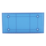 SIGNALPRO 9ALRDNL22000 – Domo Central de Reemplazo / Dispersión Luminosa Optimizada / Compatible con Barra SP216 / Color Azul / Resistente a Clima Extremo