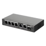 RUIJIE RG-ES206GS-P – Switch Administrable Cloud / 6 Puertos Gigabit / 4 PoE+ 54W / 1 SFP / 12 Gb/s / Sin Ventilador