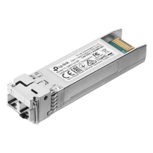 TP-LINK TL-SM5110-SR – Transceptor mini-GBIC SFP+ / Duplex Multimodo 10GBase / Distancia 300 m (984 pies) / Conector LC