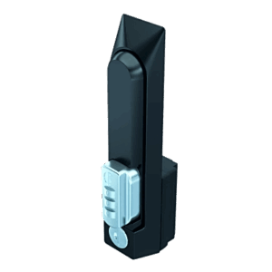 HOFFMAN NCLH – Chapa de Seguridad para Gabinete / Combinación de 3 Dígitos / Control Llave Maestra / Acero Texturizado Negro / 7.50 x 1.38 x 2.50 in
