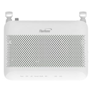 FIBERHOME HG6045D1 – ONU GPON / 2 Puertos Gigabit / Wi-Fi Dual Band 2.4/5 GHz / MIMO 2x2 / 2 Antenas 5 dBi / SC/UPC / ITU-T G.984 Clase B+