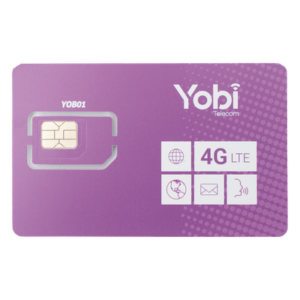 YOBI SIM1GBYOBI – SIM de Datos / 1 GB Mensual / 12 Meses / 2G 3G 4G / Roaming EU y Canadá 15 días