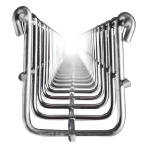 CHAROFIL MG-50-437EZ – Charola Tipo Malla / 500 mm Ancho / 66 mm Peralte / 10 ft Tramo / Electro Zinc / 525 Cables Cat6