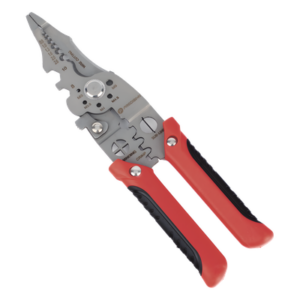 PRECISION PST-H01-013 – Pinza Multifuncional para Electricista / 9 Funciones / 8.5" (21.6 cm) / Acero de Alta Resistencia / Punta de Precisión