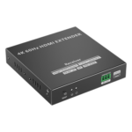 EPCOM TITANIUM TT582-RX – Receptor HDMI IP / 4K UHD @60Hz / 18 Gbps / Cat 6/6a/7 hasta 120 m (393.7 ft) / HDCP 2.2 / IR 20-60 kHz