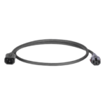 PANDUIT PLD04BL – Cable de Alimentación con Bloqueo Doble / IEC C13-C14 / 17 AWG / 10A / 1.2 m (3.9 ft) / Paquete 10 Piezas