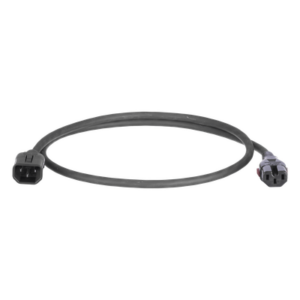 PANDUIT PLD04BL – Cable de Alimentación con Bloqueo Doble / IEC C13-C14 / 17 AWG / 10A / 1.2 m (3.9 ft) / Paquete 10 Piezas