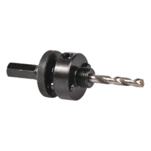MAKITA D-21836 – Adaptador de Árbol para Broca Sierra / 1-1/4" a 6" (32 mm a 152 mm) / Zanco Hexagonal 7/16" y 1/2" / Guía de Perforación Centralizada