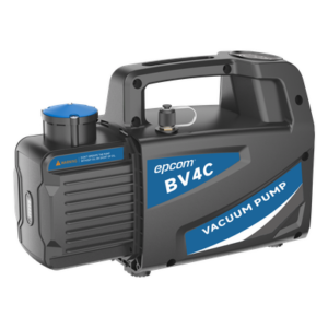 EPCOM BV-4C – Bomba de Vacío / Vacío Final 150 Micrones / Caudal 4 CFM (114 L/min) / Potencia 1/4 HP / Doble Voltaje 110V/230V / Puerto 1/4 SAE