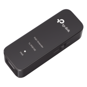 TP-LINK POE10E – Extensor PoE / 802.3 af/at / 2 puertos 10/100 Mbps / Hasta 250 m (820 ft) / Plug and Play / Salida hasta 20W