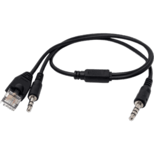 TASSTA RTKM8 – Cable Arnés RoIP para Radios Móviles Kenwood / Conector Mic RJ-45 / Jack Bocina 3.5 mm Mono / Integra al Gateway ST-RoIP5+W-TASSTA / Compatible Series TK, TKR y NEXEDGE