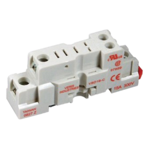HONEYWELL BMS VBD1B-C – Base Socket para Relé SPDT / 15 A / 300 V / Montaje Riel DIN 35 mm o Lateral / Terminales Finger-Safe