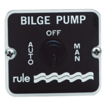 RULE 45 – Switch de Panel / 3 Posiciones / 20 A / 12-24 Vcd / 2.2x2.0 in