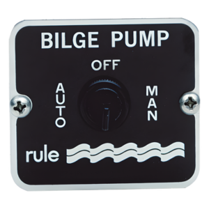 RULE 45 – Switch de Panel / 3 Posiciones / 20 A / 12-24 Vcd / 2.2x2.0 in
