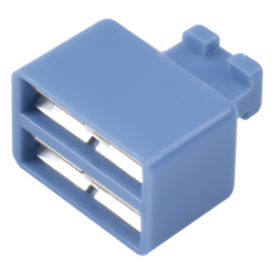 SIEMON SMBC-2-6 – Clip de Puente / 1 Par / Regletas S66 / Enchufes SA-1 / Color Azul / Plástico Resistente