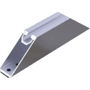 BASEL N00031 – Accesorio de Sujeción Coplanar / Aluminio Serie 6000 / 120 g / Cinta Aislante EPDM / Techos de Lámina Trapezoidal