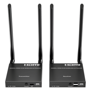 EPCOM TITANIUM TT699KVMV2.0 – Extensor HDMI Inalámbrico / 4K@60Hz 4096x2160 / KVM Integrado / Banda 5G / Alcance 50 m (164 ft) / 1 a 4 Pantallas