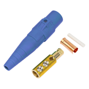 EPCOM PROAUDIO EP-CAMLOCK-400A-M-BLUE – Conector Camlock Macho / 400 Amperes / 600V AC / Cable 50-95 mm² / Abrazadera Compresión / Plástico Ingeniería / Color Azul