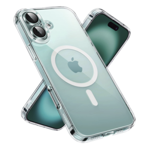 UGREEN 45926 – Funda protectora magnética transparente UGREEN Classy para iPhone 16 Plus (transparente)