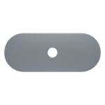 HIKVISION K3G411-HEADPLUG – Tapa de Refacción para Torniquete / Cubierta de Orificios de Montaje Facial / Compatible con DS-K3G411 / Resistente a Intemperie