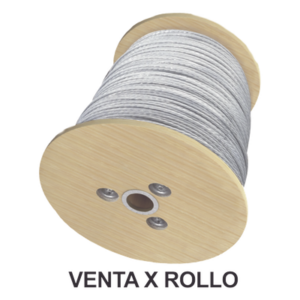 CAMESA S-RET-474CAM/2000 – Cable de Retenida / 7 Hilos Trenzados / 3/16 Pulgadas / Carga a Ruptura 1294 kg (2850 lb) / Galvanizado Clase A / Carrete 2000 m (6561.7 ft)