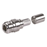 Times Microwave EZ-400-NF-X – Conector N Hembra / Plegable con Pin Cautivo / 50 Ohms / VSWR 1.3 / Hasta 6 GHz / Para RG-8, LMR-400, CNT-400