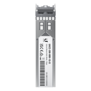 UBIQUITI UACC-OM-MM-1G-D-2 – Transceptor SFP / 1 Gbps / Multimodo / 850 nm / LC Dual / 550 m (1804.5 ft) / Paquete 2 Piezas