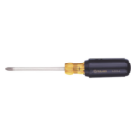 KLEIN TOOLS 603-4 – Desarmador Phillips / Punta N.º 2 / Barra Redonda 10.2 cm (4 in) / Mango Cushion-Grip / Cromado Resistente a Corrosión