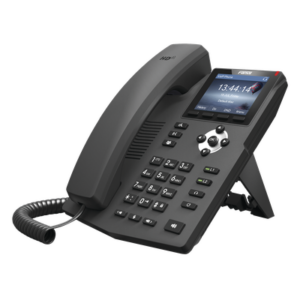 FANVIL X3G – Teléfono IP empresarial para 2 lineas SIP con pantalla LCD de 2.8 pulgadas a color, puertos Gigabit y conferencia de 3 vías, PoE