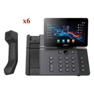 FANVIL KIT-V66PRO – Teléfono IP Empresarial / Pantalla Táctil IPS 7' / Wi-Fi 6 Dual-Band / Bluetooth 5.4 / Micrófono Inalámbrico / 20 Líneas SIP / Videollamadas HD 1080p