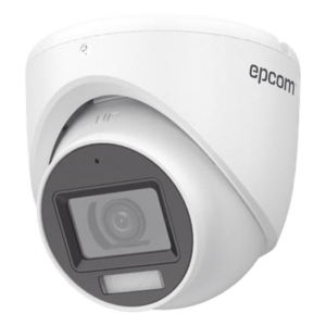 EPCOM PROFESSIONAL E3K-TURBO-DLX – Cámara Turret TURBOHD / 3K 5 Megapixel / Dual Light IR 30 m (98.4 ft) + Luz Blanca 20 m (65.6 ft) / Gran Angular 104.9° / 4 Tecnologías / IP67 / Audio Integrado
