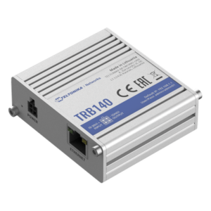 TELTONIKA TRB140 – Router Industrial LTE Cat 4 / 150 Mbps / Ethernet Gigabit 10/100/1000 Mbps / ARM Cortex-A7 1.2 GHz / 134 g