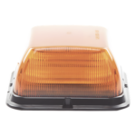 ECCO EB7185AAA – Baliza LED Cuadrada / SAE Clase I / 24 Patrones de Destello / 12-24 VCC / Perfil Medio / IP55