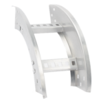 CHAROFIL CH-VE-908R8X6AK – Curva Vertical Exterior / Perfil Z / Peralte 3 1/4" / Ancho 6" / Radio 8" / Aluminio / 90°