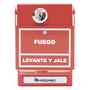 HOCHIKI DCP-AMS-KL-LP/S – Estación Manual Direccionable / Doble Acción / LEDs Bicolor / Metal / Caja 4'
