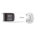 HIKVISION DS-2CD2T87G2-PLSU/SL(C) – Cámara Bala IP Panorámica / 8 Megapixel (4K) / Dual Lente 4 mm / 180° / ColorVu 24/7 / Luz Blanca 40 m (131.2 ft) / WDR 130 dB / IP67 / PoE