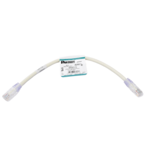 PANDUIT NK6PC1Y – Cable de Parcheo UTP / Cat 6 / 0.3 m (1 ft) / 24 AWG / T568B / CM / Blanco