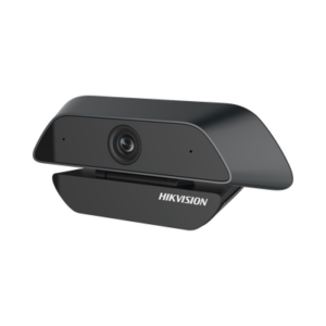 HIKVISION DS-U12 – Cámara Web ALTA DENIFICIÓN (1080p) / Gran Angular / Micrófono Integrado / Conector USB de 2 mts / Fácil de Instalar / Reducción de Ruido Inteligente